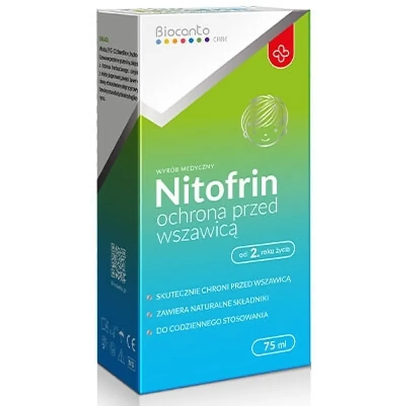Biocanto Nitofrin protecție împotriva păduchilor 75 ml Popular