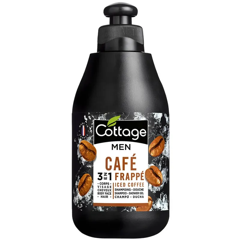 Sampon si gel de dus pentru barbati Cafe Frappe, 250 ml, Cottage Expediere rapidă