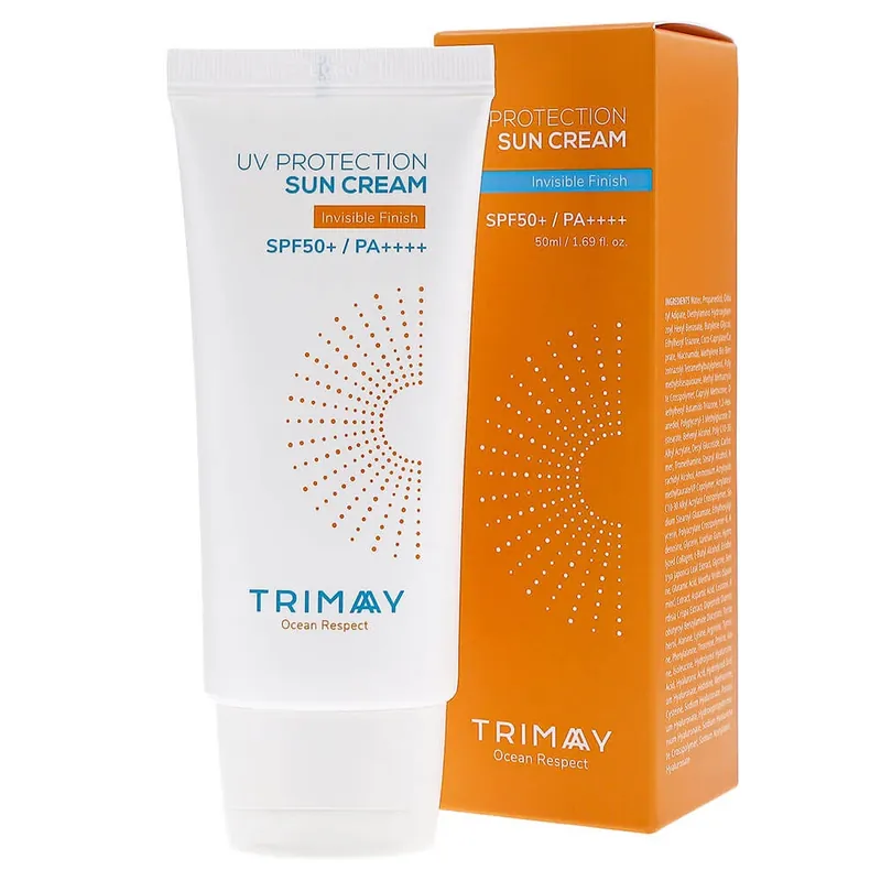 Crema Protectie Solara, Fitru UV, SPF50+ PA++++, Invisible Finish, Trimay, 50 ml, Biocart Calitate înaltă