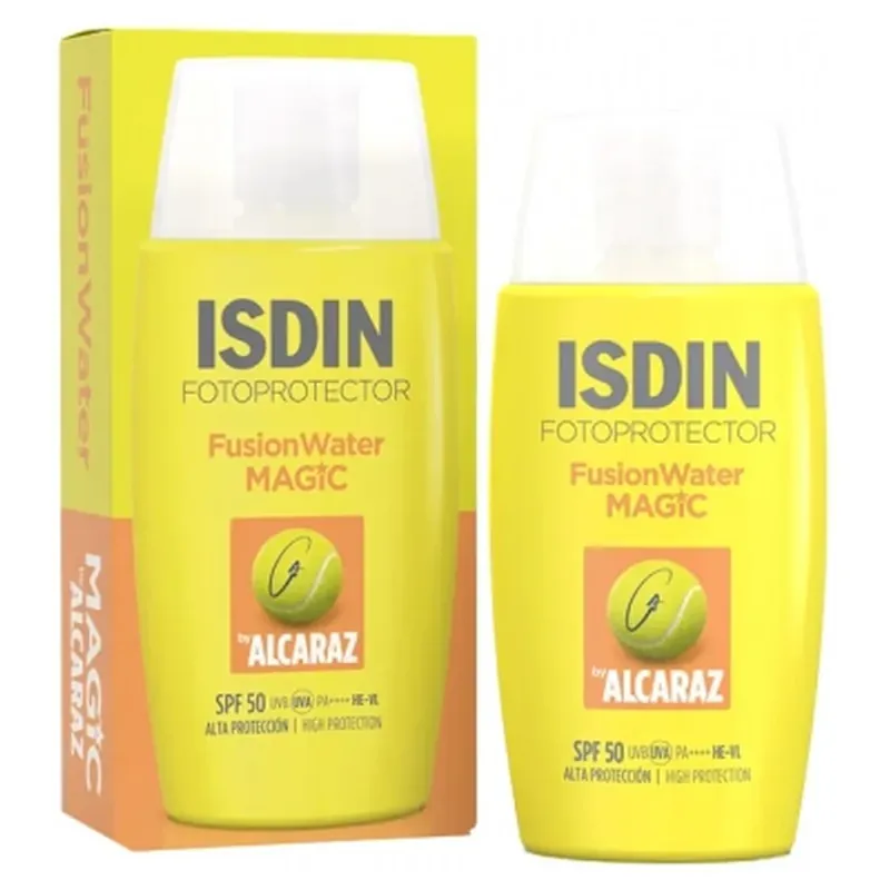 Isdin Fotoprotector Fusion Water Magic Cremă solară SPF50 50 ml Ediție limitată By Alcaraz Ofertă exclusivă