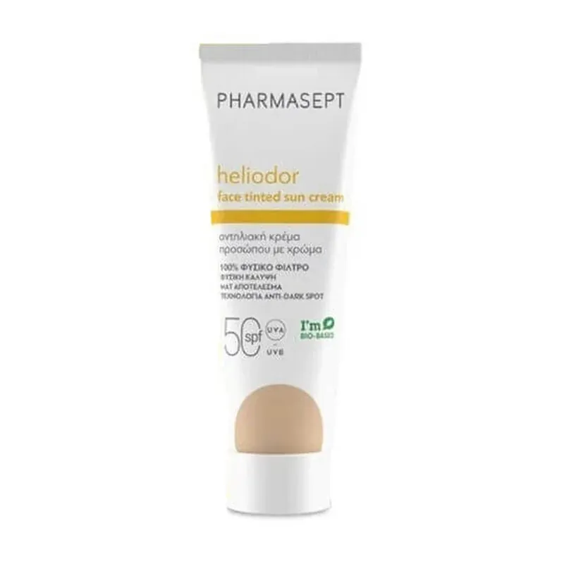 Discount Pharmasept Heliodor Cremă Antisolară de Față SPF50 cu Pigment 50ml