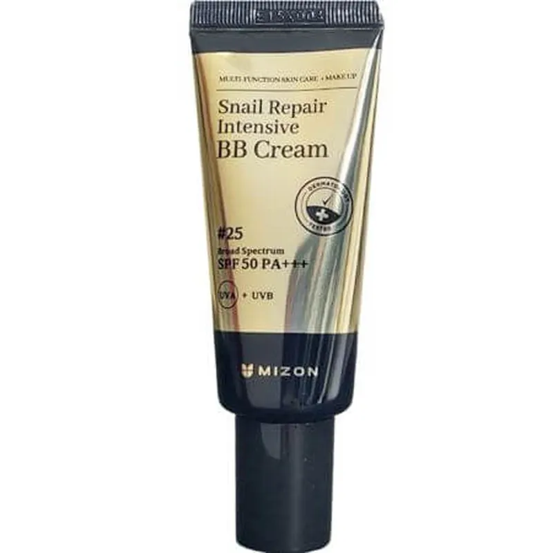 Comandă acum Crema de fata cu extract de mucina de melc SPF 50 PA+++ BB Cream, Nuanta 25, 20 ml, Mizon