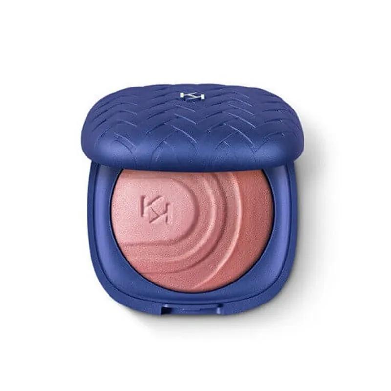 Calitate înaltă Fard Obraz, Kiko Milano, Dolce Diva Baked Blush Trio, 02 Better Coral, 5 g