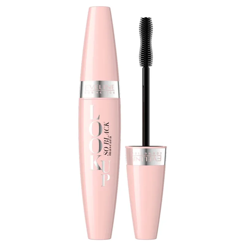 Livrare rapidă Eveline Cosmetics Look Up So Black mascara de îngroșare și separare, 10ml