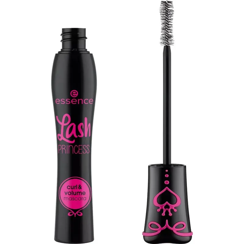 Plată sigură Essence Mascara de îngroșare și curling negru, 12 ml