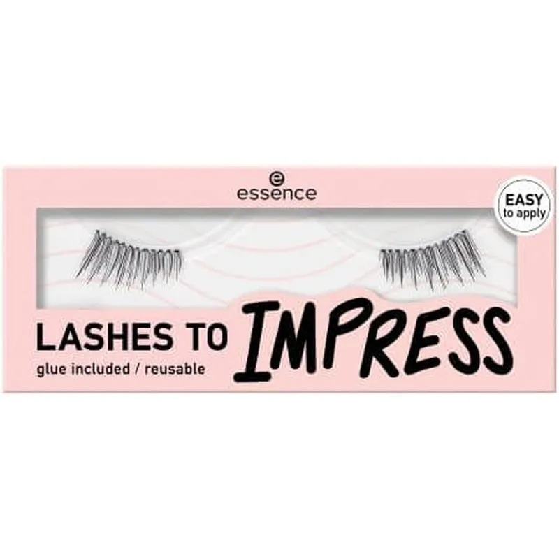 Preț redus Gene false Lashes to Impress, 03 - Half Lashes, 1 pereche, Essence