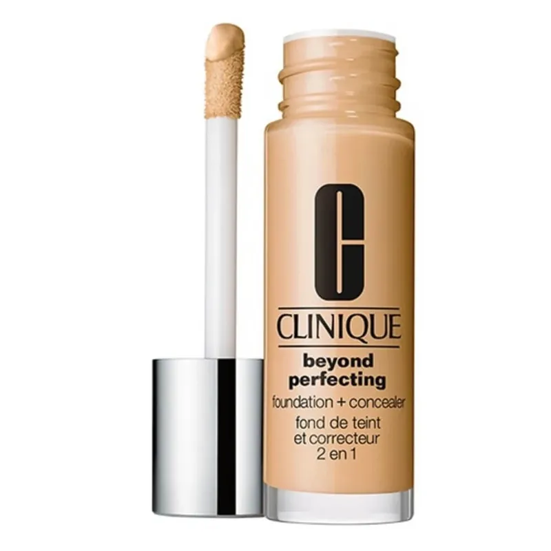Clinique Beyond Perfecting Foundation și anticearcăn într-un singur produs 01 Linen, 30ml Nu rata