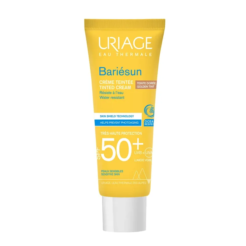 Uriage Bariesun, Cremă tonică cu protecție solară, bej bronzat, SPF 50+, 50 ml Premium