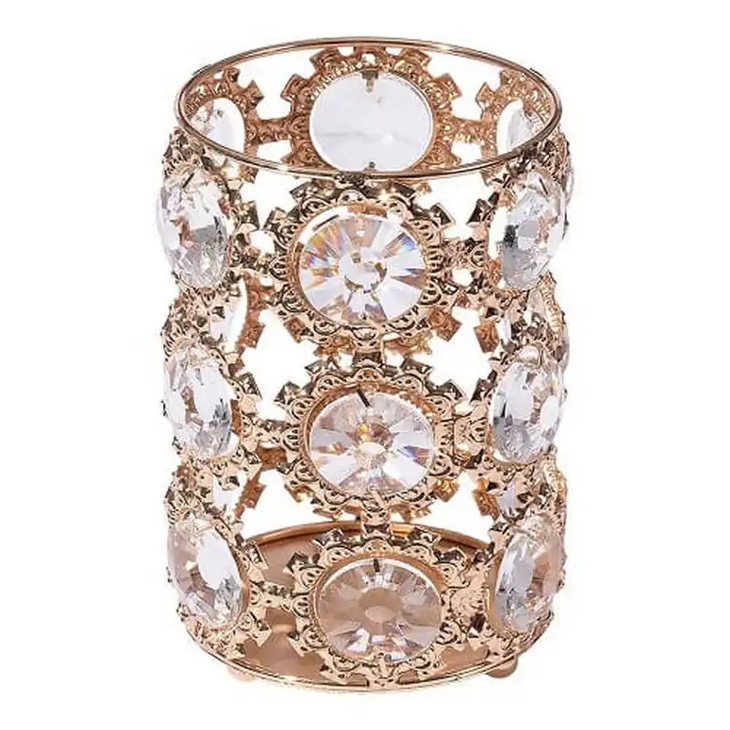 Ofertă exclusivă Suport Pensule Machiaj, Luxorise, Diamond, Gold