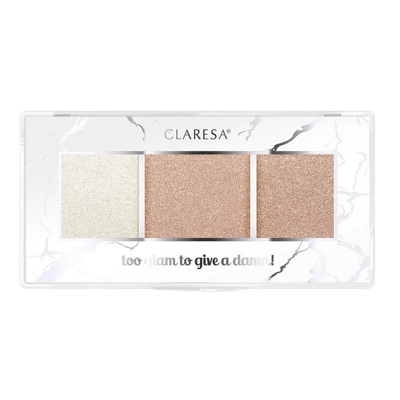 Nu rata Claresa Too Glam To Give A Damn Highlighter Palette 11 Rosy Glow, 12.5g