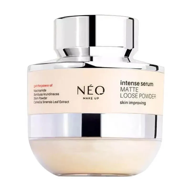 Bestseller NEO Make Up, pudră matifiantă liberă, transparentă, 10 g