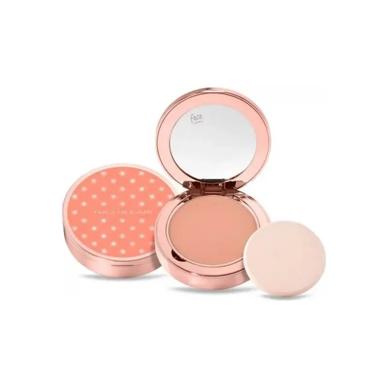 Expediere rapidă Naj Oleari Sun Addiction Cream Compact Foundation SPF 15 – fond de ten compact – nr. 01 Cappuccino