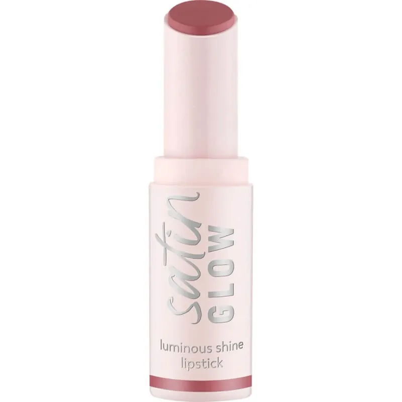 Ruj Essence Satin Glow Luminous Shine – ruj nr. 03 Rose and Shine Lichidare de stoc