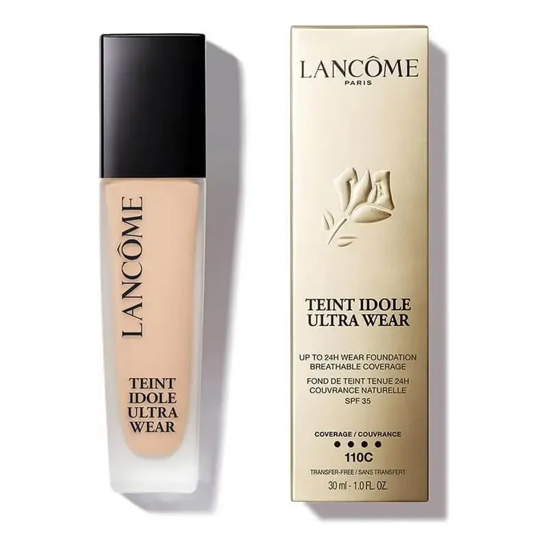 Livrare rapidă Lancome Teint Idole Ultra Wear – fond de ten lichid cu efect de „a doua piele” – nr. 110c