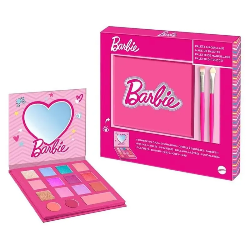 Discount Trusa de machiaj Barbie cu paletă
