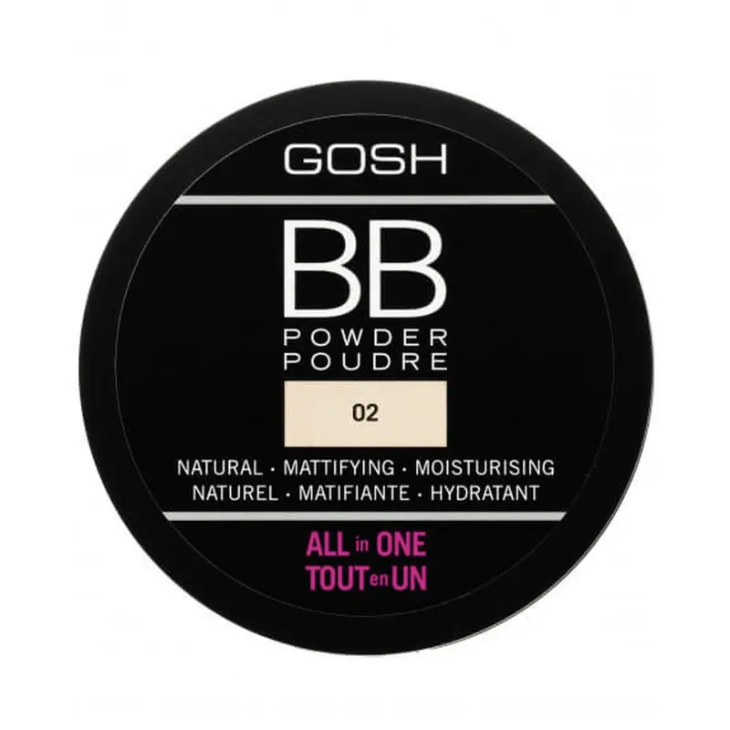 Gosh BB Powder All in One pudră presată 02 Sand, 6.5g Super ofertă