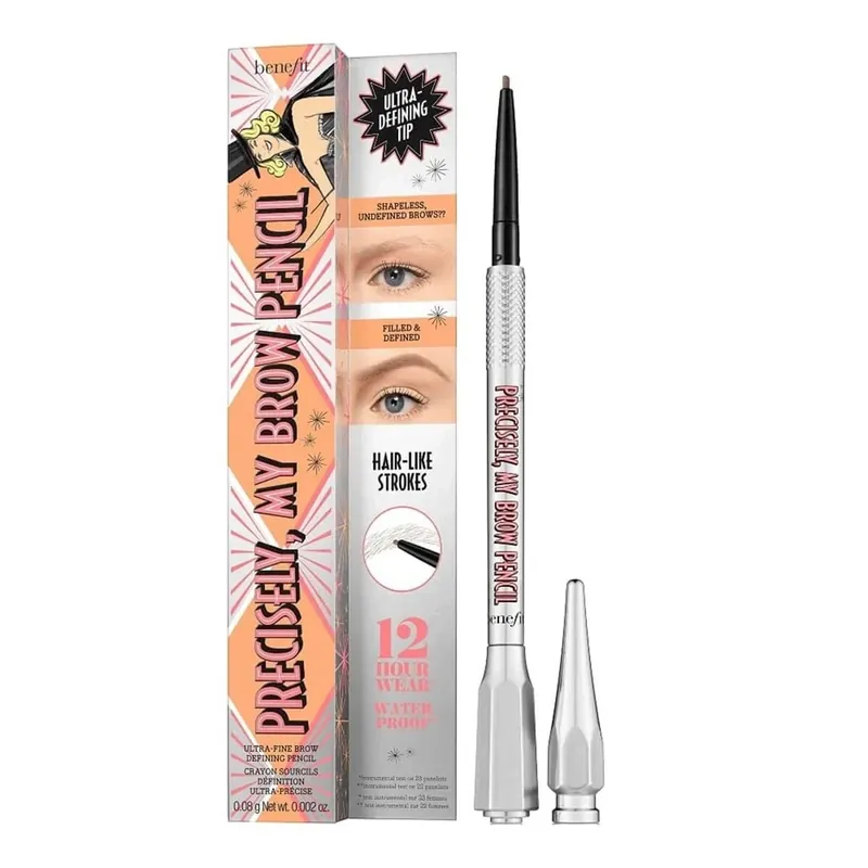 Livrare rapidă Benefit Precisely My Brow Creion de sprâncene 5 Negru cald-maro, 0.08g