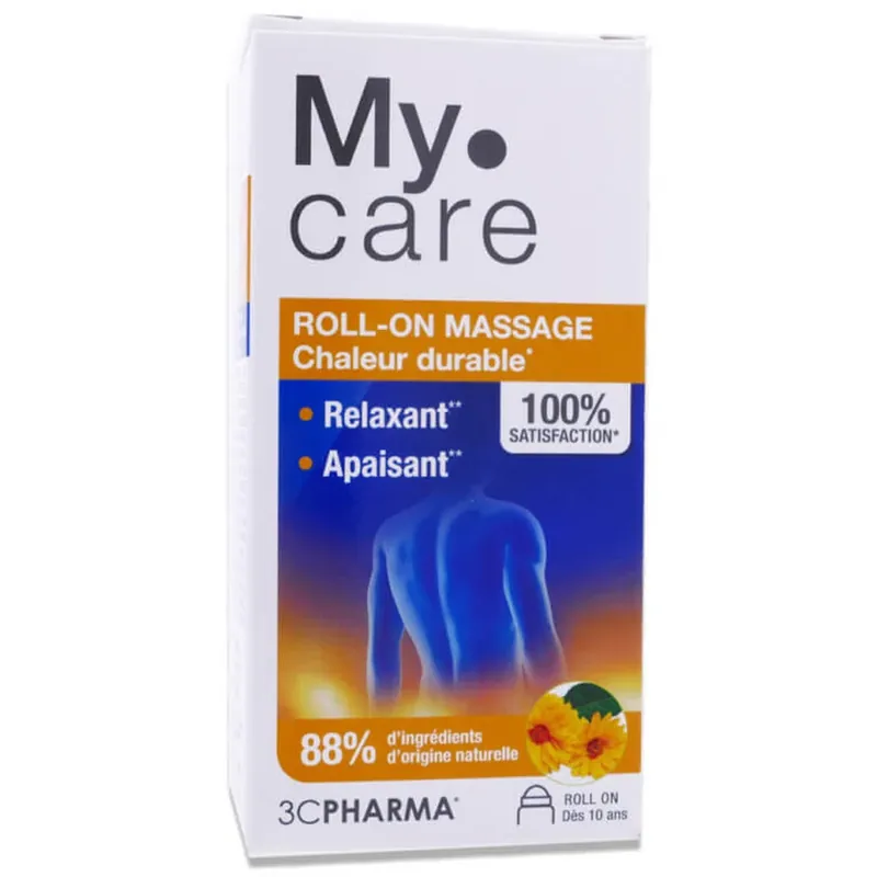 Retur ușor 3C PHARMA MYOCALM ROLL-ON PENTRU MASAJ LA SPATE, ZONA CERVICALĂ ȘI LOMBARĂ 50 ML