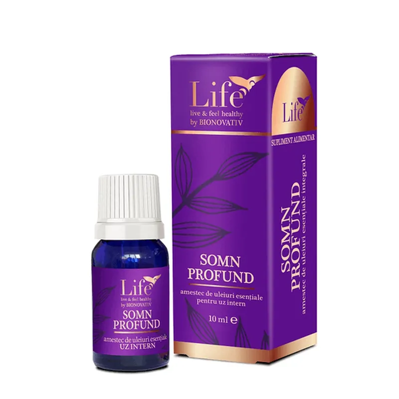 Somn profund, amestec de uleiuri esentiale, 10 ml, Bionovativ Chilipir