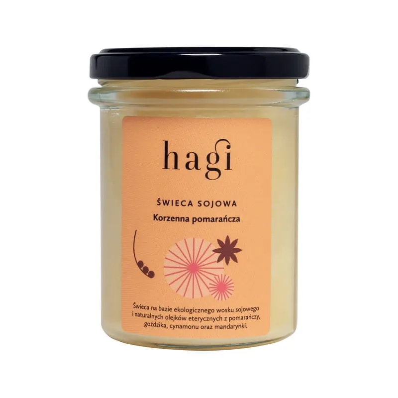 Reducere specială Hagi Lumânare mică de soia Portocală picantă, 215ml