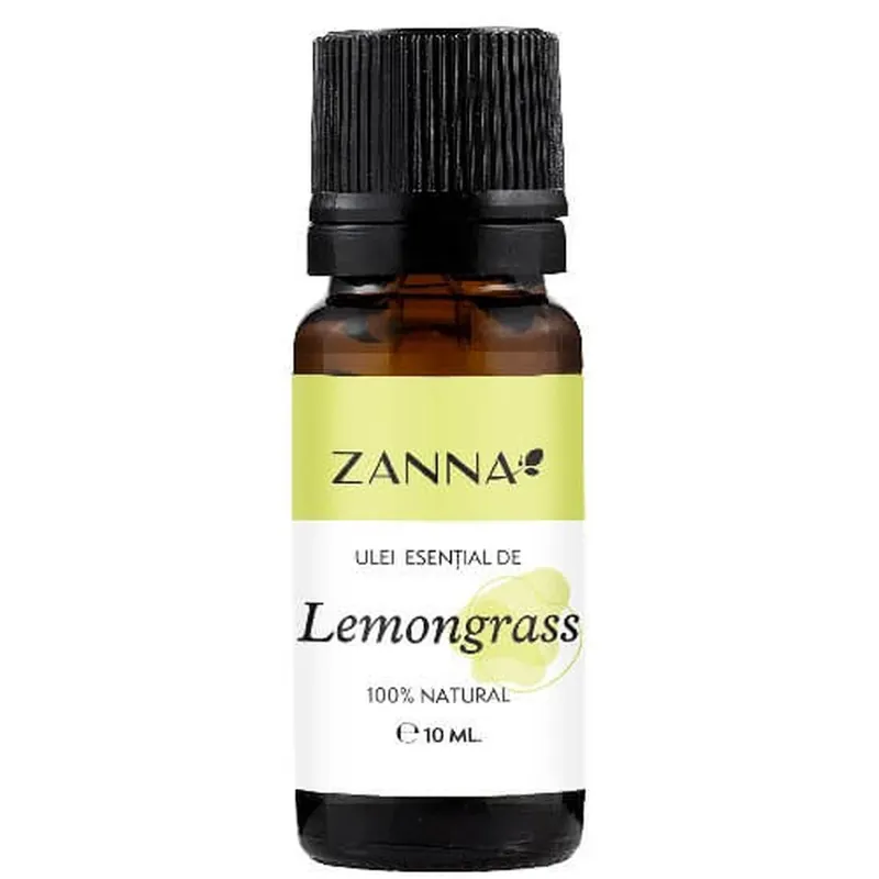 Nu rata Ulei esential de lemongrass, 10 ml, Zanna