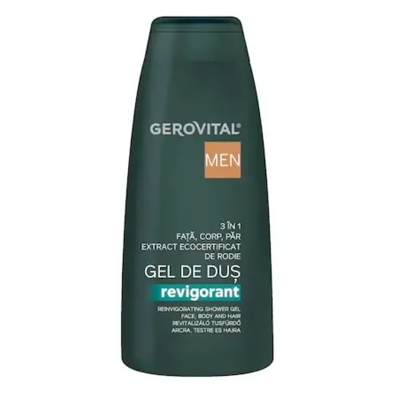 Ofertă de sezon Gel de dus revigorant H3 Men, 400 ml, Gerovital