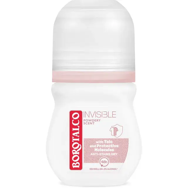Deodorant roll-on Borotalco Invisible Pink, 50 ml Promoție