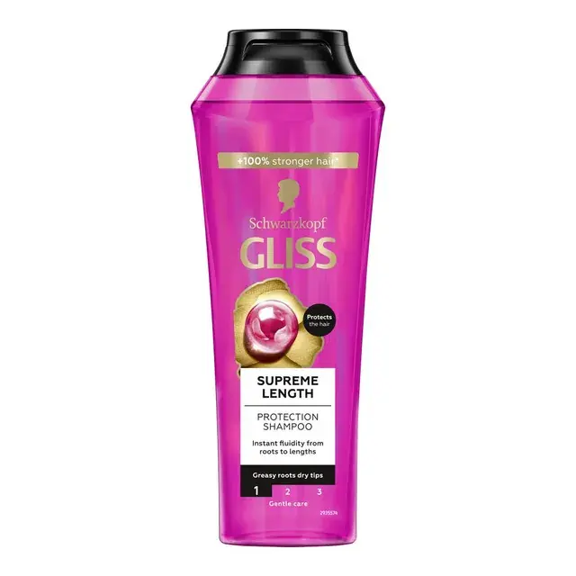 Sampon Schwarzkopf Gliss Supreme Length, 250 ml Reducere