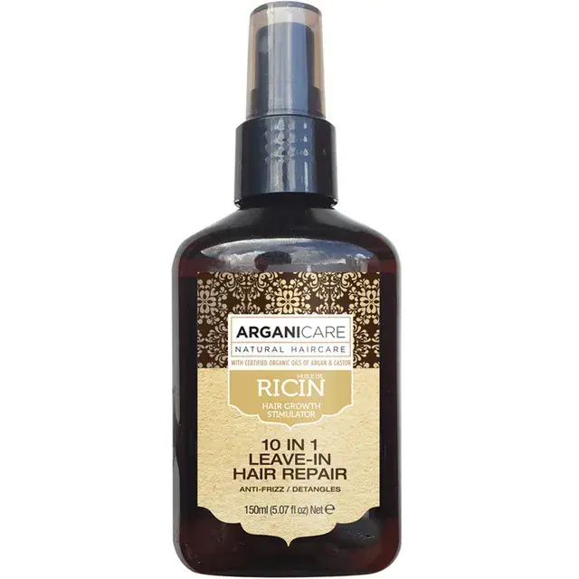 Spray reparator cu ulei de ricin Arganicare 10 in 1, fara clatire, 150 ml Cumpără acum